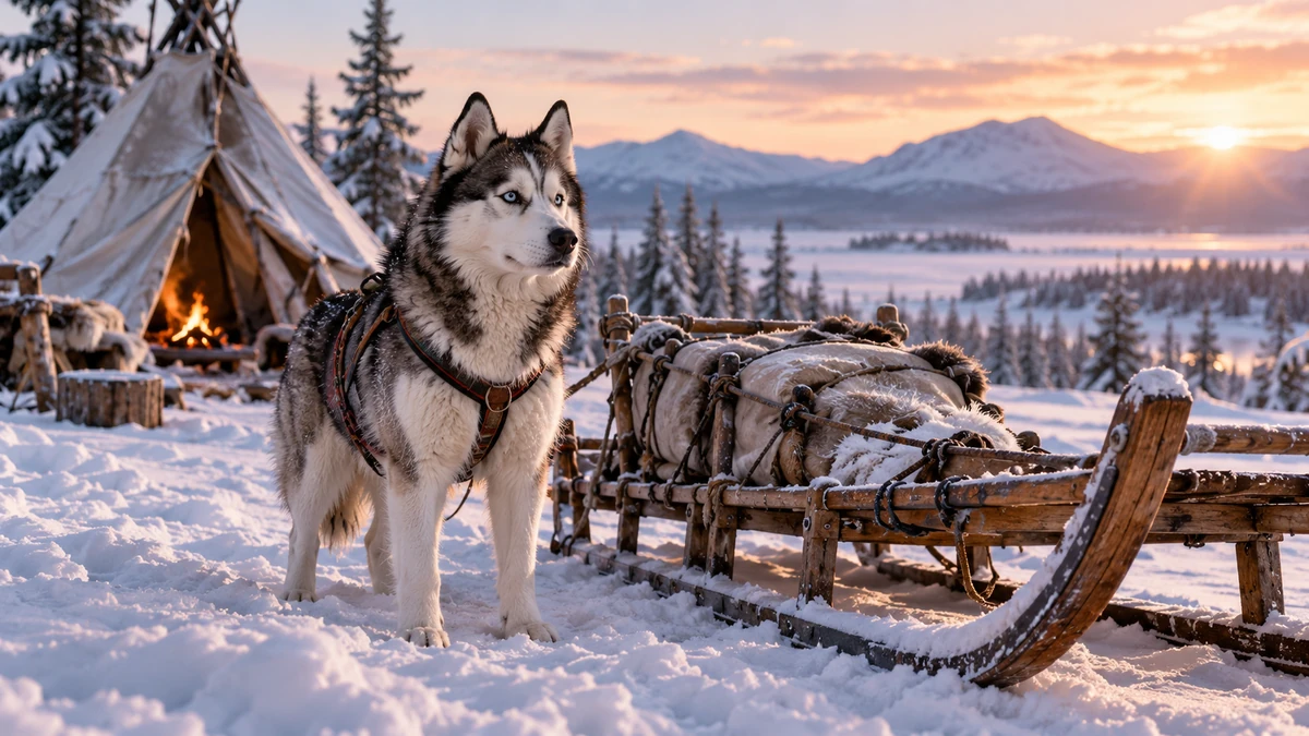 Sibirya Kurdu Husky köpek — ırkın tarihi ve kökeni